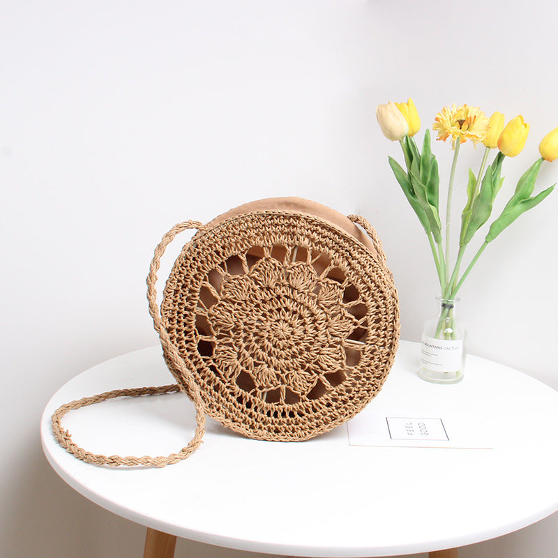 Hand-knotted Shoulder Bag in Unique Boho Style Bowlift