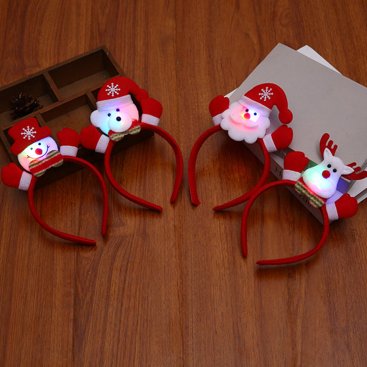 Festive Santa Claus Hairband Bowlift