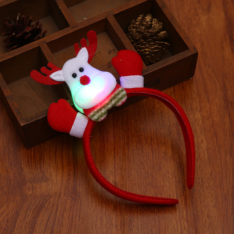 Festive Santa Claus Hairband Bowlift