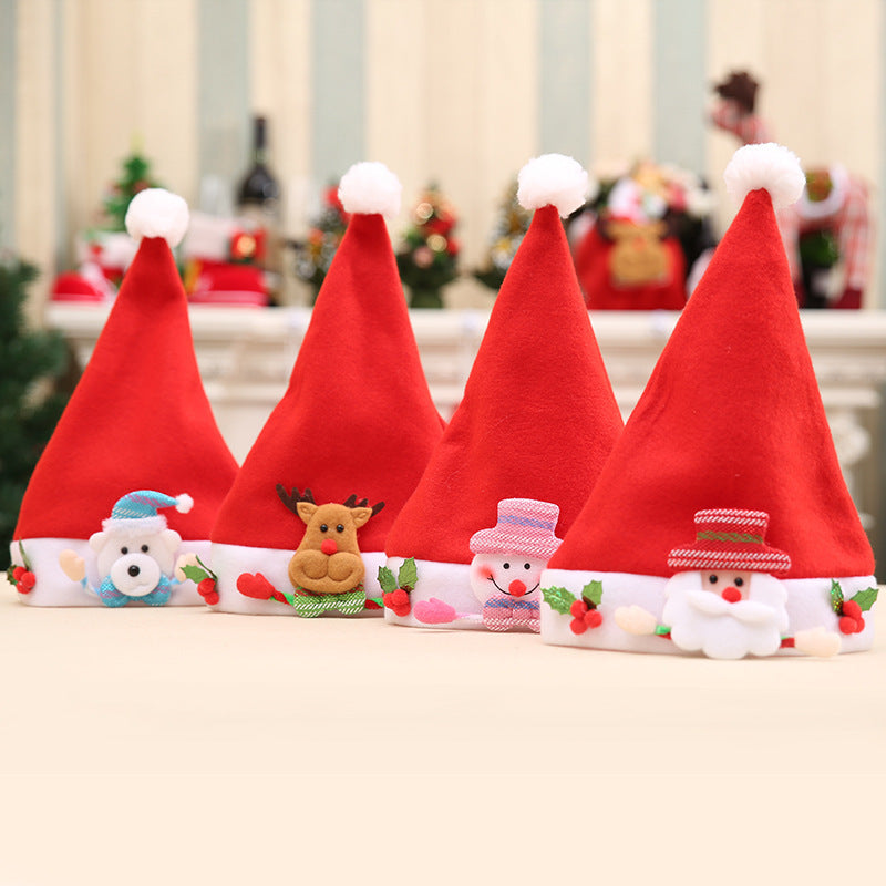Festive Christmas hat with snowman motif Bowlift