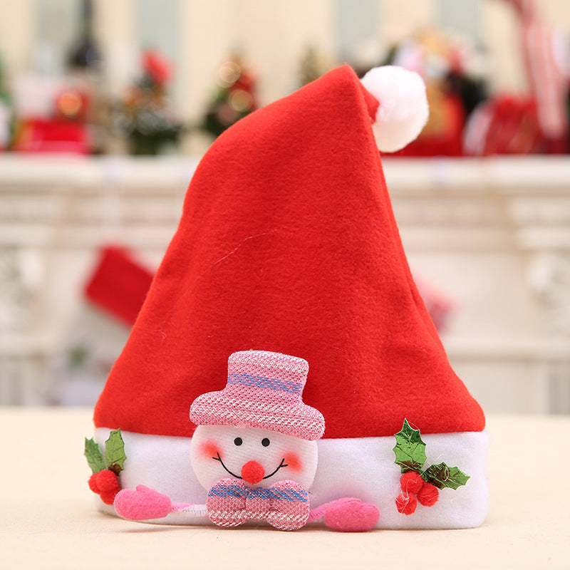 Festive Christmas hat with snowman motif Bowlift