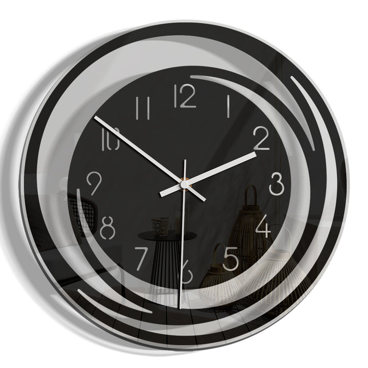 BowLift | Elegant Silent Wall Clock in Acrylic – Modern and Stylish