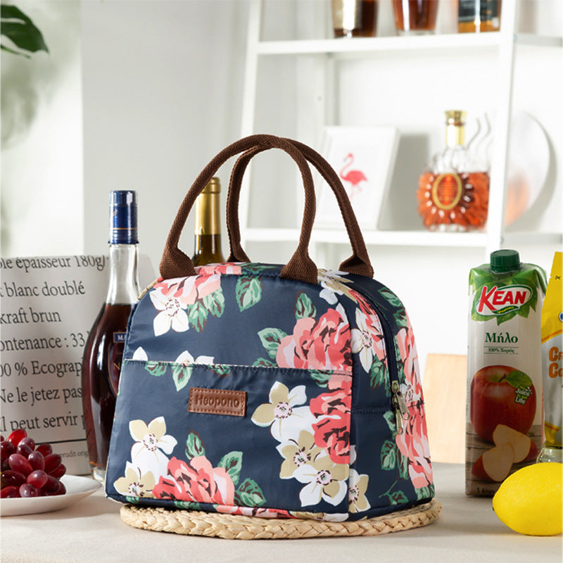 Floral Insulated Lunch Tote