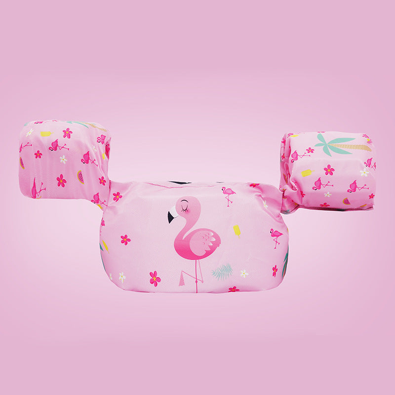 Women's Inflatable Swimming Aid with Colorful Flamingo Design Bowlift
