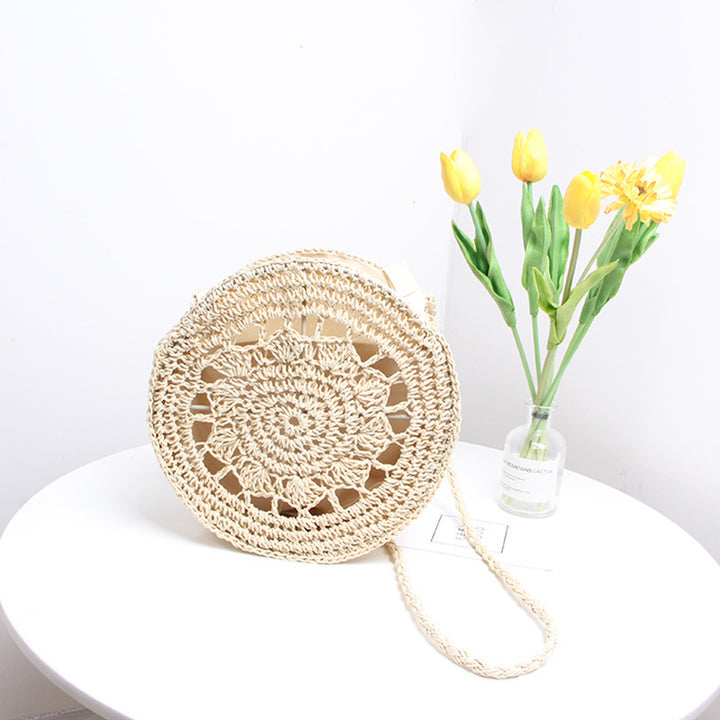 Hand-knotted Shoulder Bag in Unique Boho Style Bowlift
