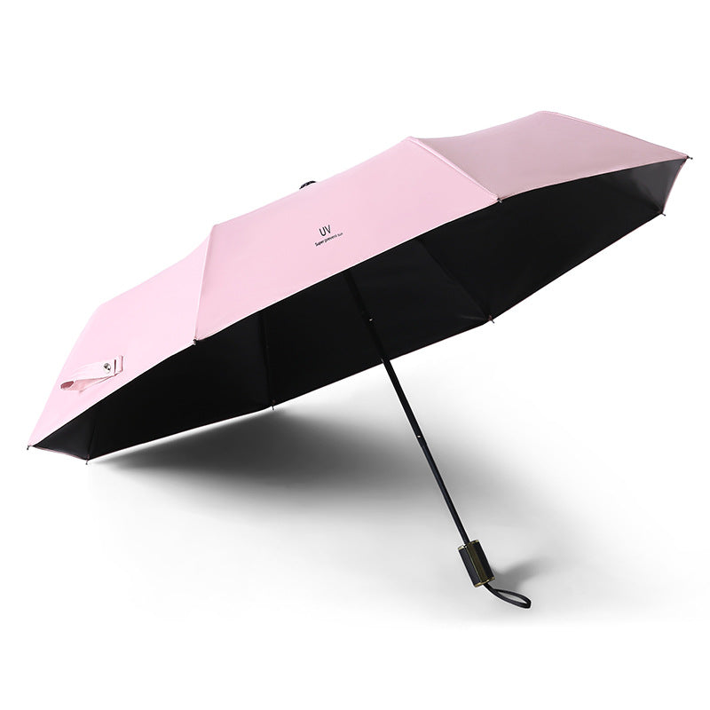Ladies UV Protection Folding Umbrella with Innovative Mechanism Bowlift