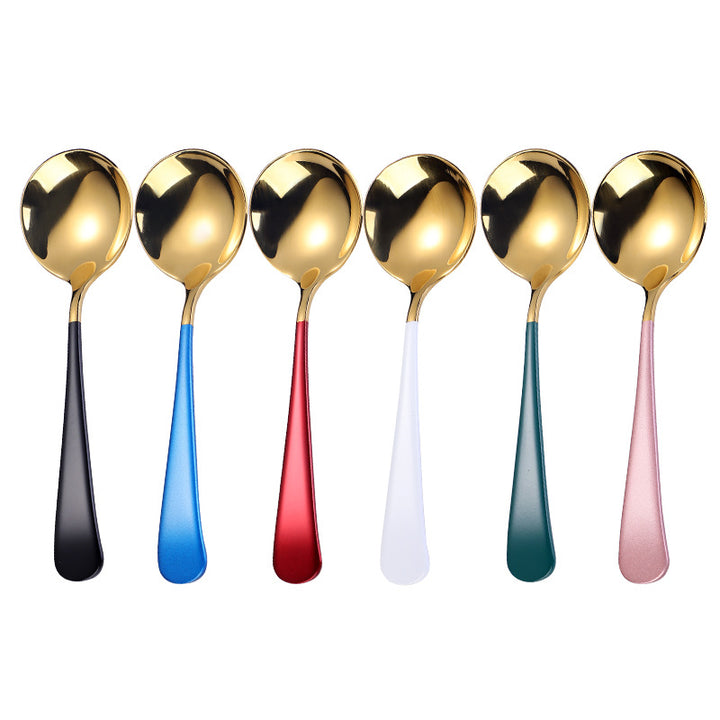 Elegant Dessert Spoon with High-Quality and Non-Slip Grip Design Bowlift