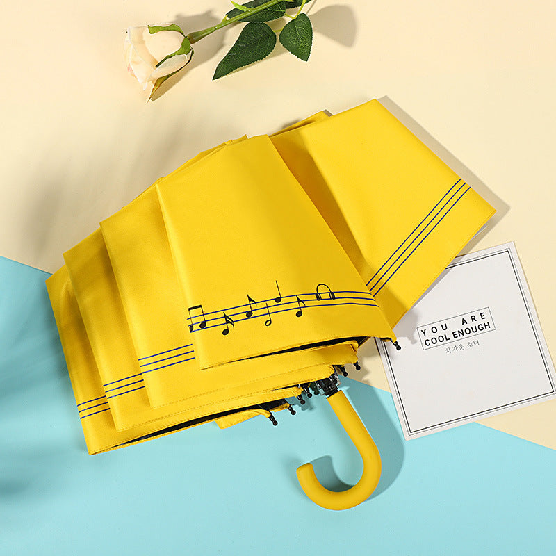 Ladies elegant folding umbrella with practical protection mechanism Bowlift