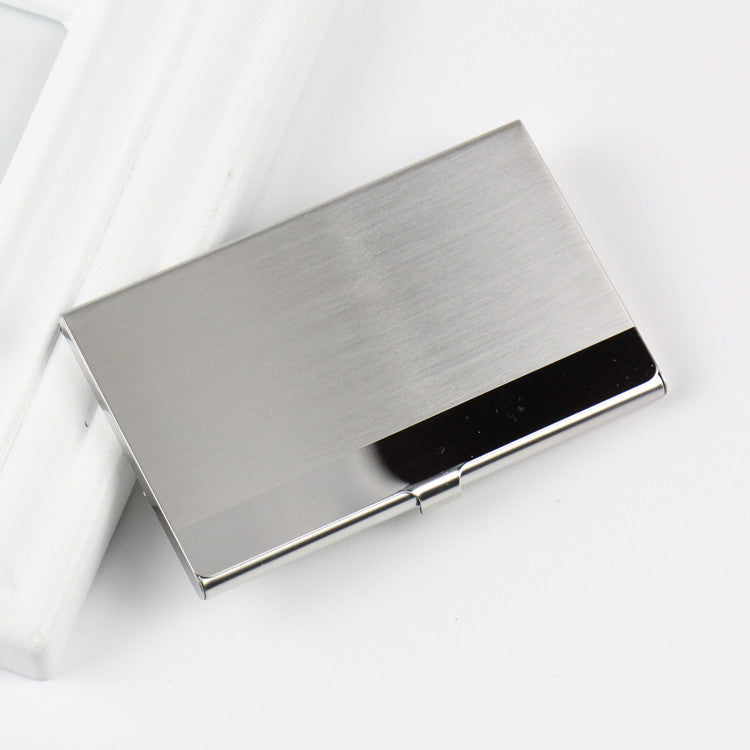 Stylish Stainless Steel Business Card Holder