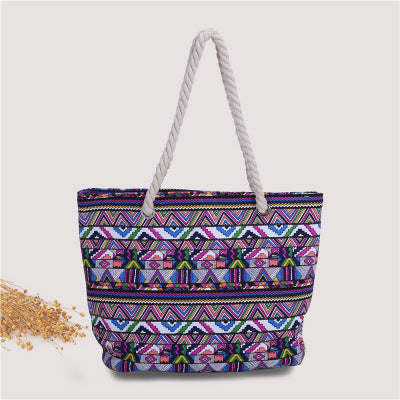 Fashionable beach bag made of sturdy cotton fabric Bowlift