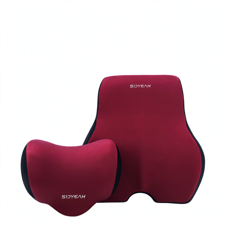 Memory Foam Headrest with Lumbar Support