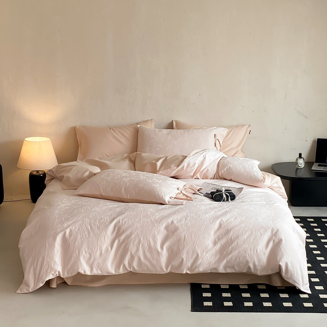 Cotton bedding set, 4-piece, 100% cotton