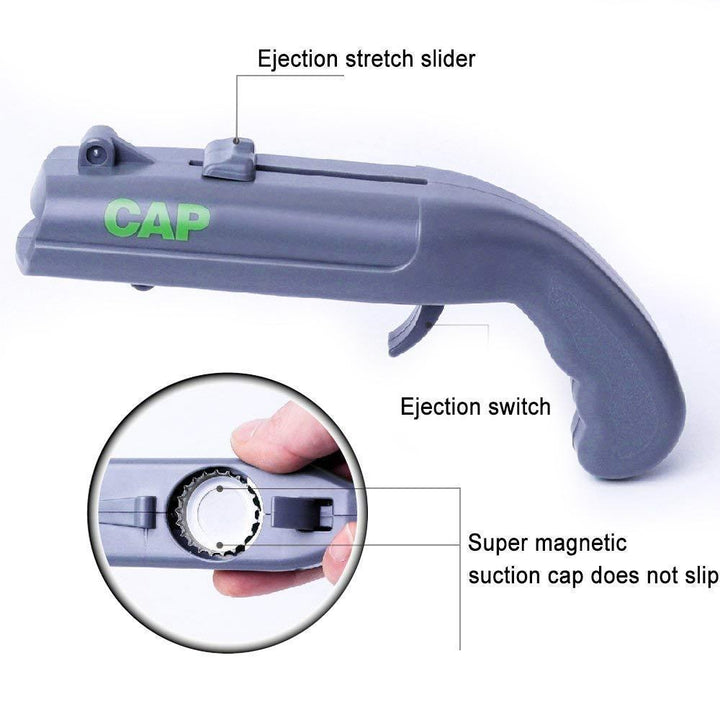Cap Gun Beer Bottle Opener, Launcher Shooter Bottle Opener | Bowlift