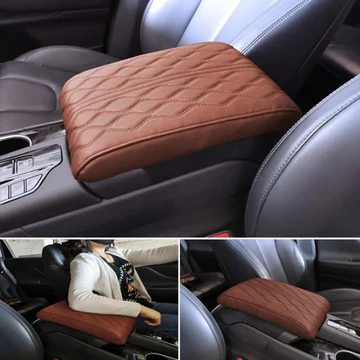 BowLift | Leather Car Armrest Box Pad (Universal style)