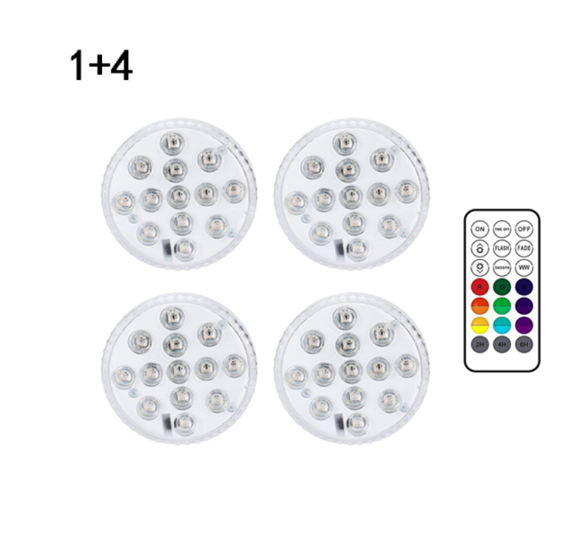BowLift | Underwater LED light with remote control – RGB multicolor pool lighting for bathrooms and ponds