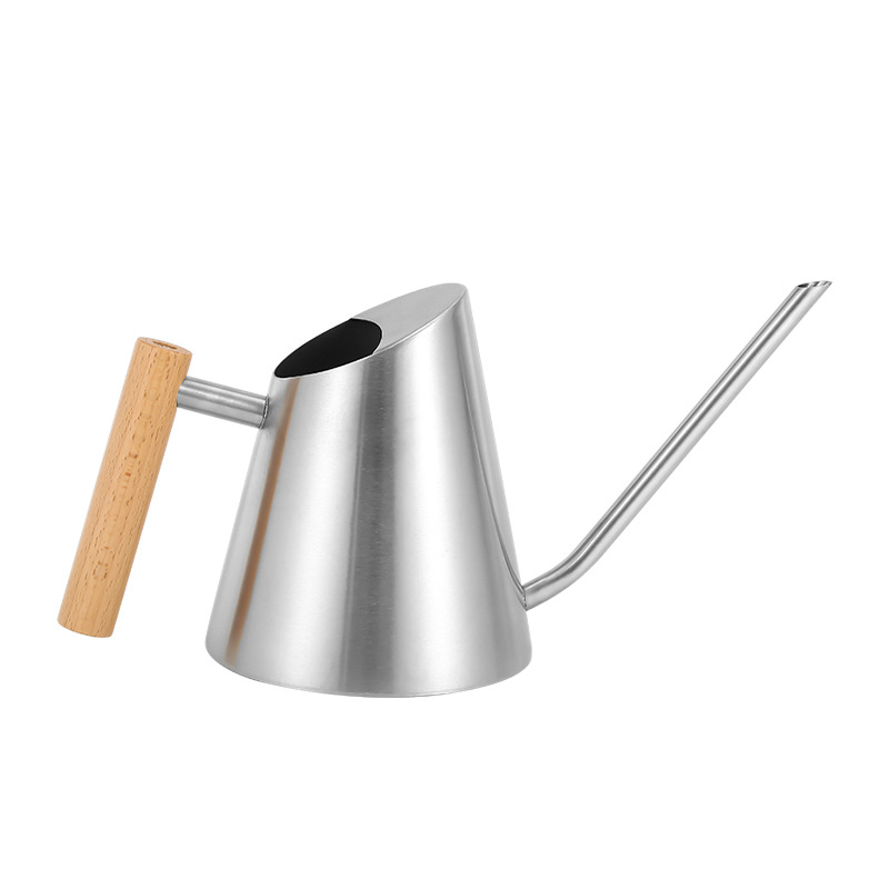 BowLift | Modern watering can with wooden handle – Stylish watering can for plants in the garden
