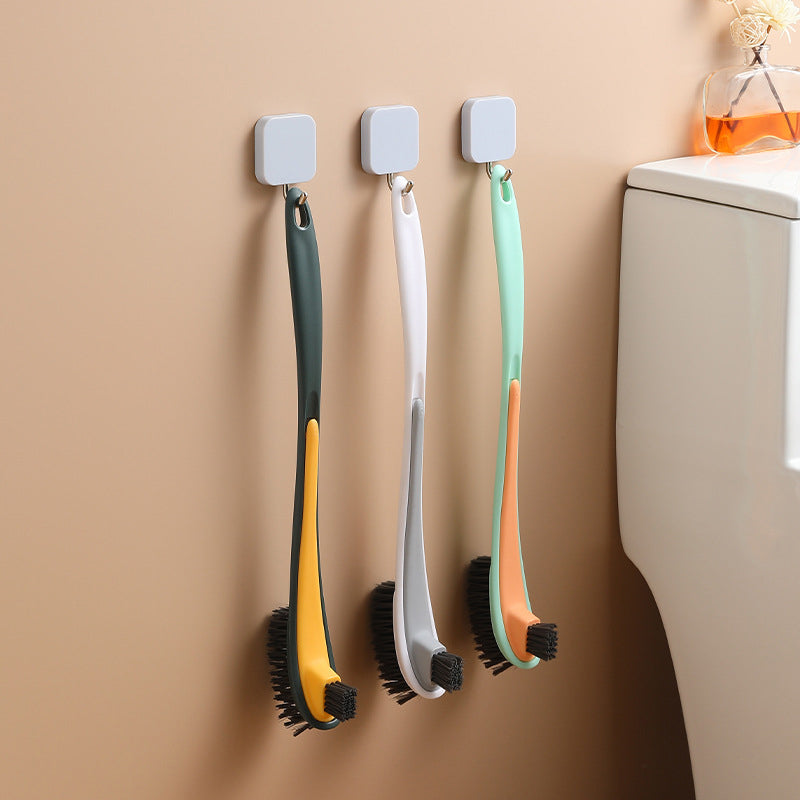 Double-sided Flocking Toilet Cleaning Brush | Bowlift