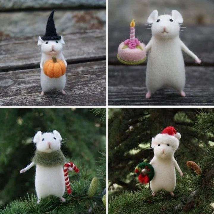 BowLift | Felt Mouse Halloween Ornament