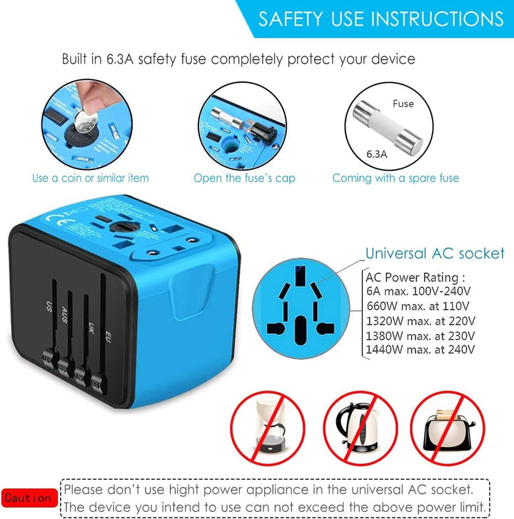 BowLift | Ultimate Travel Power Hub: All-in-One Universal Adapter