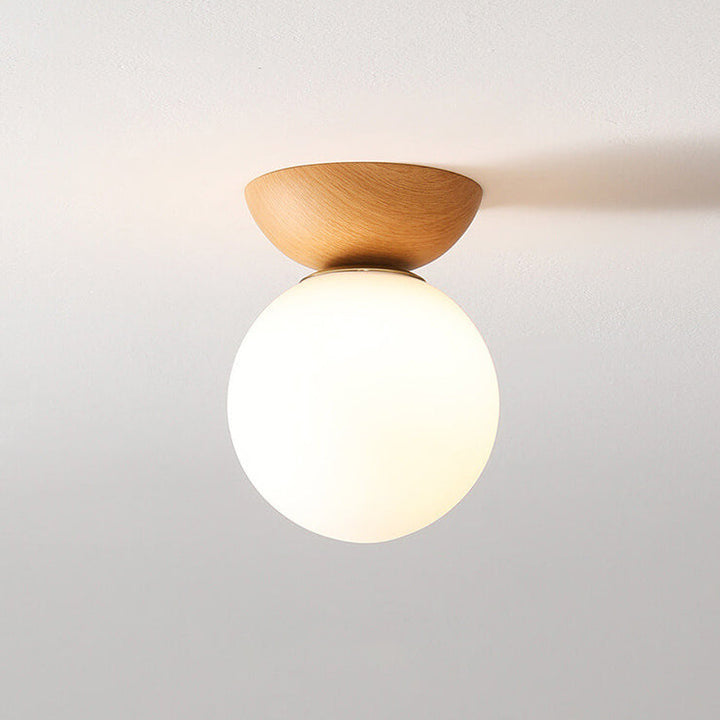 BowLift | LogLight | Japanese ceiling light with adjustable light