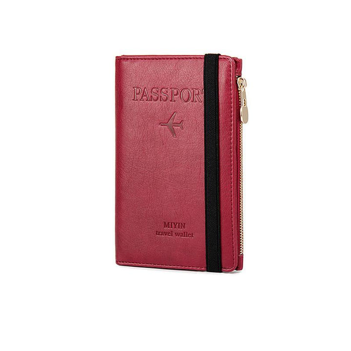 Men's Leather Passport Wallet with RFID Blocking | Bowlift
