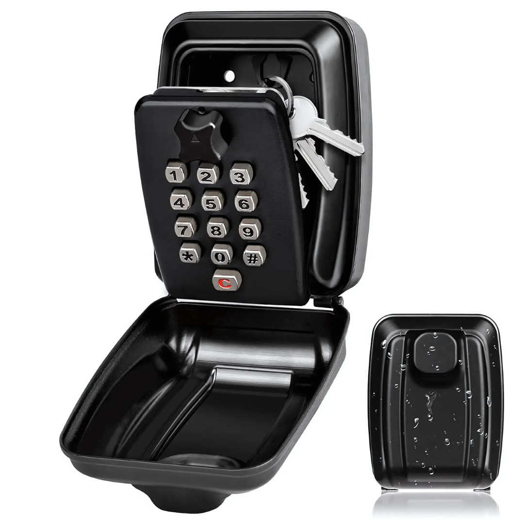 KeyGuard Outdoor Safe – Weatherproof Wall-Mounted Key Box | Bowlift