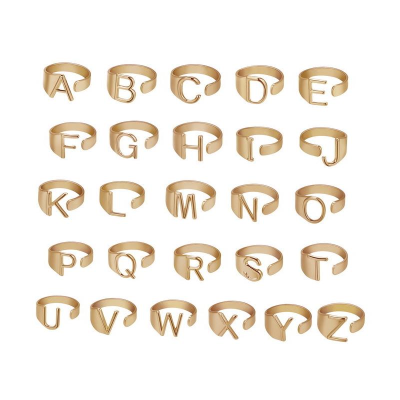 BowLift | Initial A-Z Letter Ring