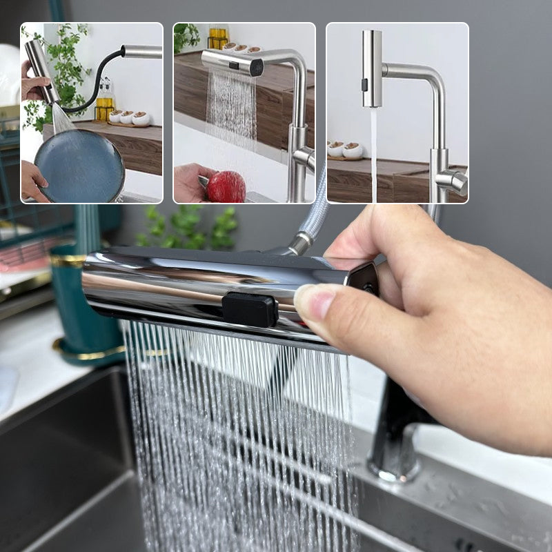 New waterfall kitchen faucet | Bowlift