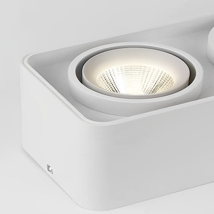 BowLift | Square Adjustable Ceiling Lamp with Dimmable LED Light