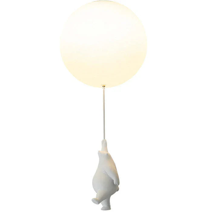 BowLift | CloudBear Kids Ceiling Light – Bear & Balloon LED Pendant Lamp for Nursery and Bedroom Decor