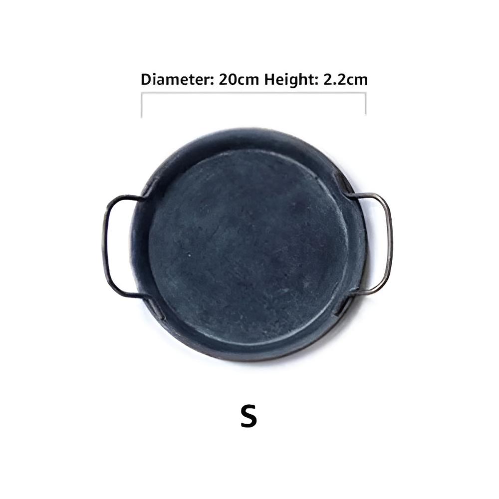 BowLift | Retro Round Metal Dinner Serving Trays