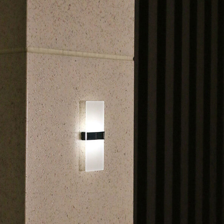 BowLift | LumaZen Solar LED Wall Lamp | Weatherproof | Solar Powered Outdoor Lighting | Garden & Patio Decor