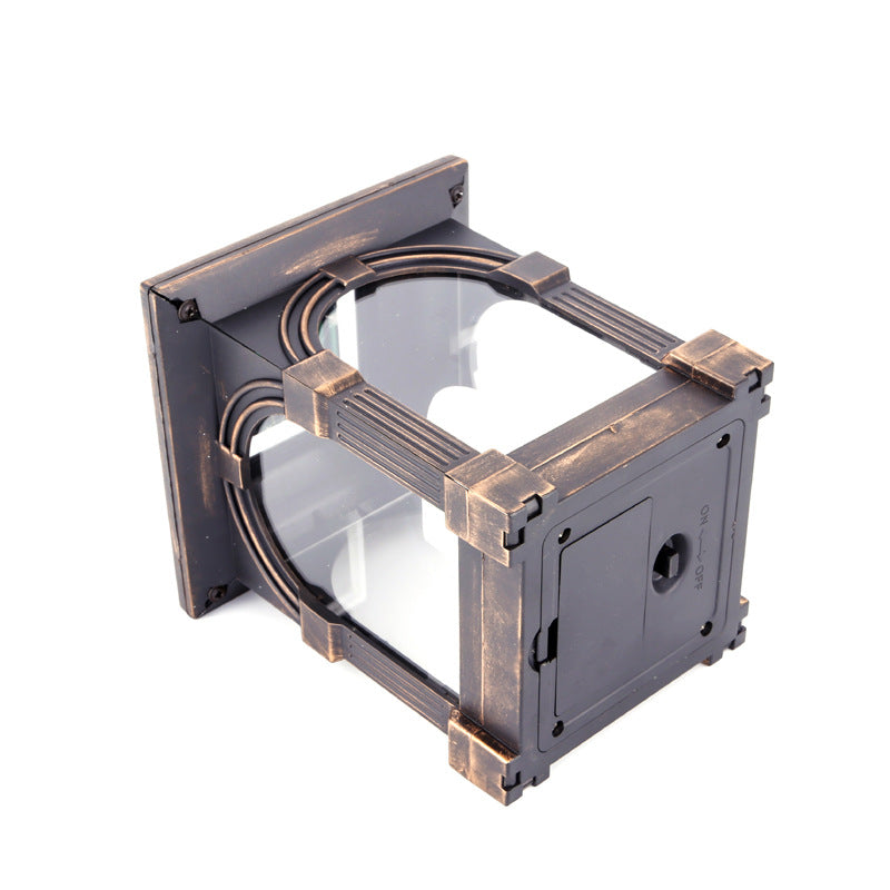 Traditional European Solar Waterproof House Cubic Plastic LED Landscape Lighting Outdoor Light For Garden | Bowlift
