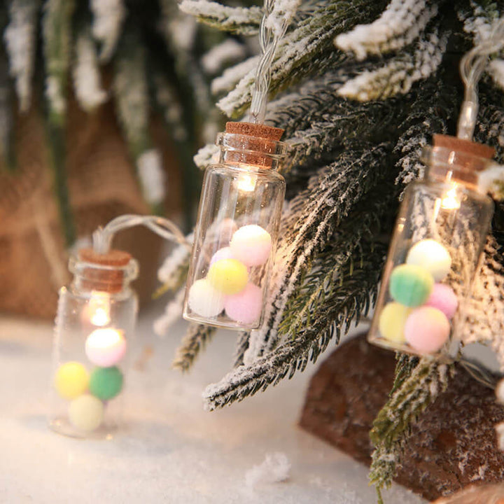 BowLift | Christmas LED Wishing Bottle Tree Snow Battery Box Decorative String Light