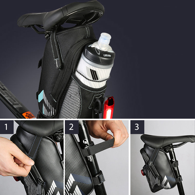 Waterproof bike bag under the saddle | Bowlift