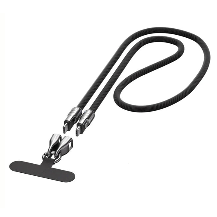BowLift | Two-in-one fast charging data cable mobile phone lanyard