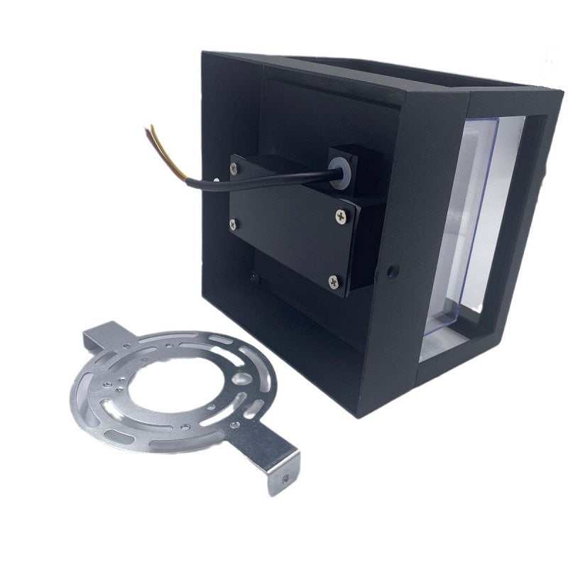 Modern Minimalist Waterproof Square Aluminum Acrylic LED Outdoor Wall Sconce Lamp For Garden | Bowlift