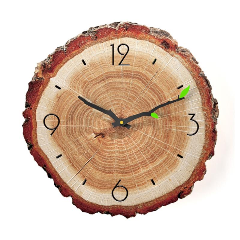 Wooden Annual Rings Wall Clock | Bowlift