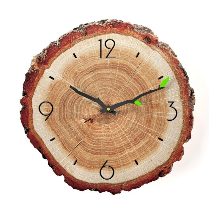 Wooden Annual Rings Wall Clock | Bowlift
