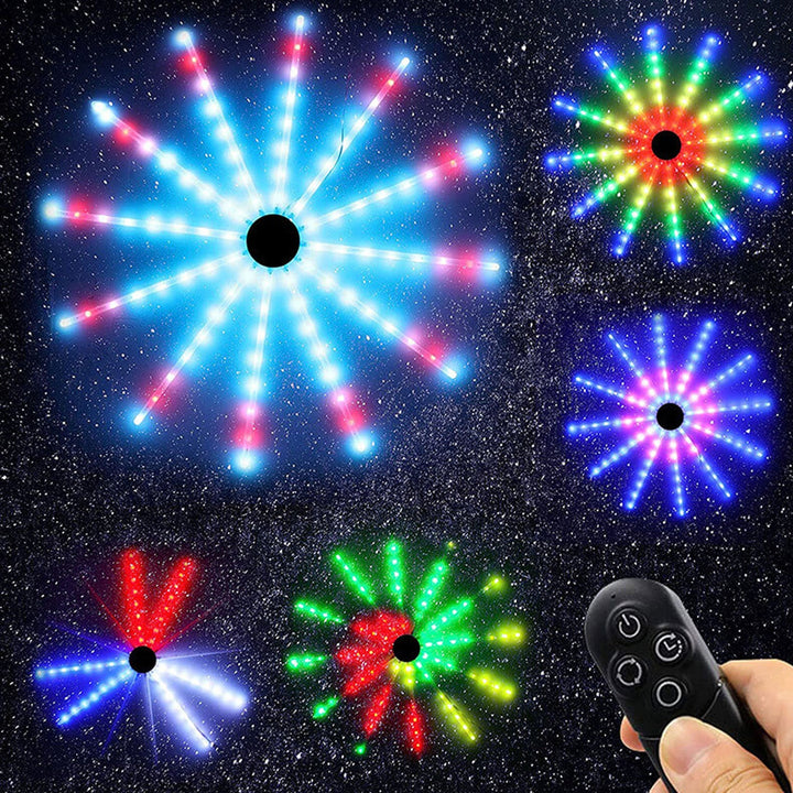 BowLift | Creative RGB Illusion Windmill Fireworks LED String Lights