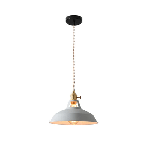 BowLift | Vintage pastel pendant lamp - Metallic elegance - Soft ambiance