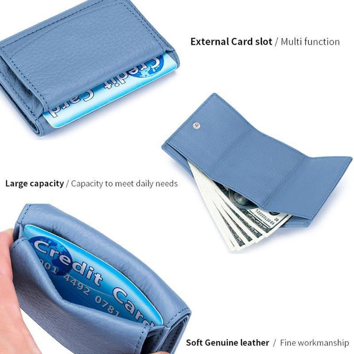 BowLift | Handmade RFID wallet made of soft leather