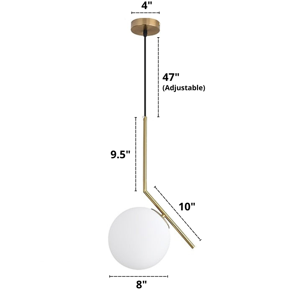 Modern Nordic Glass Pendant Lamps | Bowlift