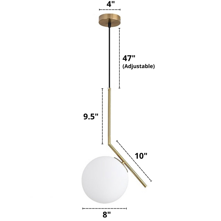 Modern Nordic Glass Pendant Lamps | Bowlift