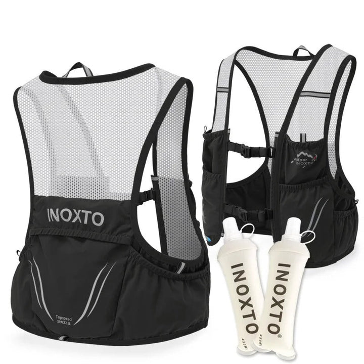 BowLift | SwiftRun Trail Running Vest – Lightweight Running Vest with 2 Soft Flasks