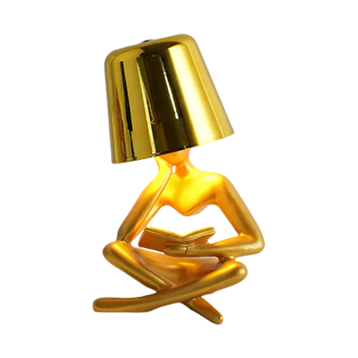 Abstract Reading Figure Table Lamp Luxury