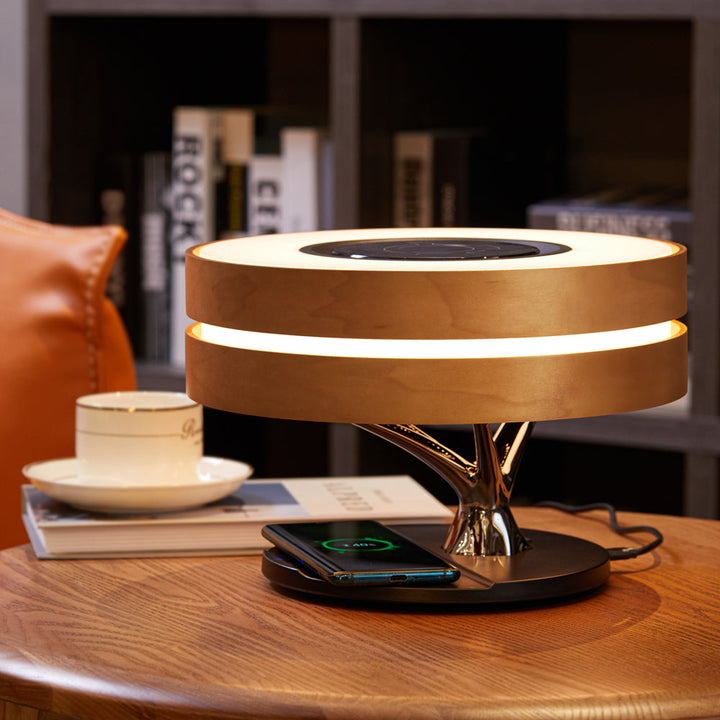 LumeCharge - Minimalistic LED Table Lamp with Wireless Charging | Bowlift