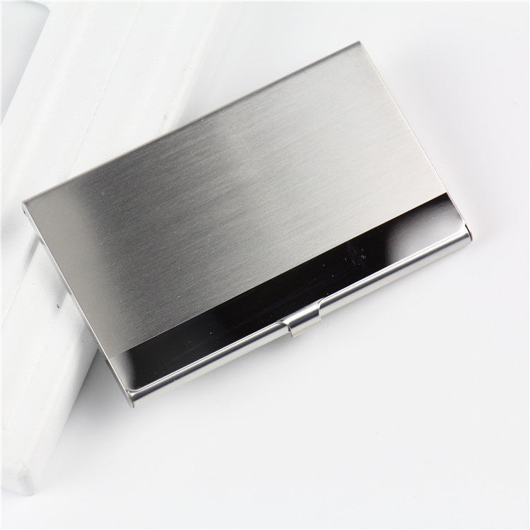 Stylish Stainless Steel Business Card Holder