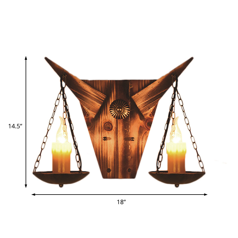 BowLift | A light wall lamp light industrial crackle glass vase shape lighting fixture in yellow, 3.5"/5"/14.5" wide