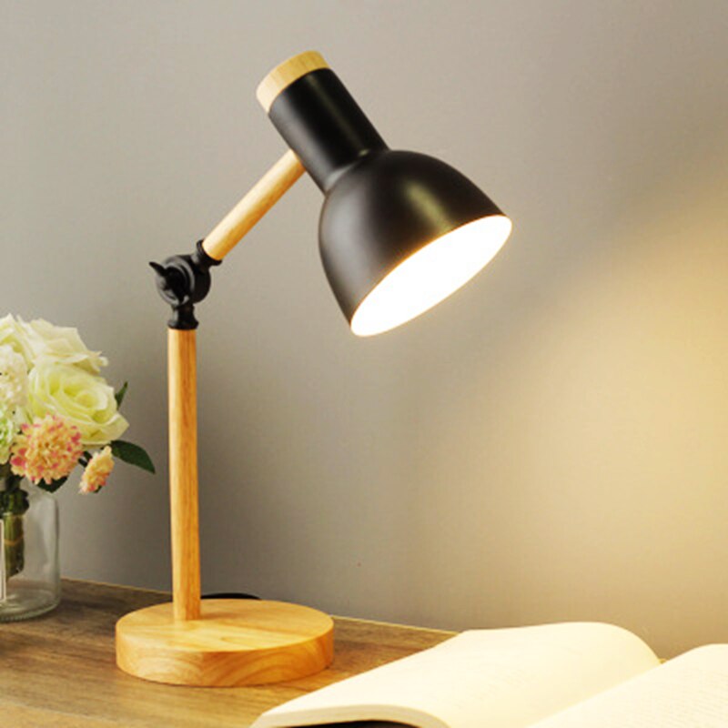 BowLift | Nordic LED desk lamp made of wood